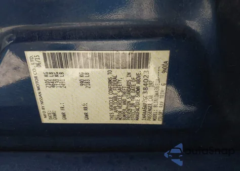 2016 Nissan Maxima 3.5 Platinum/3.5 S/3.5 Sl/3.5 Sr/3.5 Sv из США, поврежденный, VIN 1N4AA6AP2GC384023